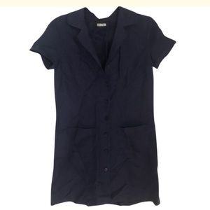 Reformation abode dress in navy, size 2